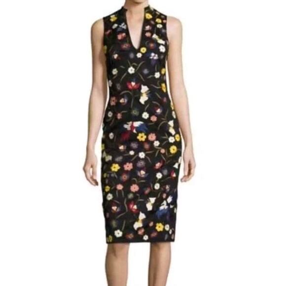 Alice + Olivia Embroidered Dress Floral Birds Flowers Butterfly Sz 2 (V5 - Picture 1 of 10